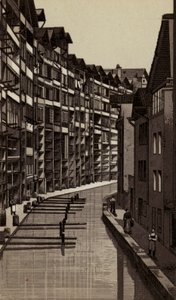Metz: Rua Gerber (litho) de European School