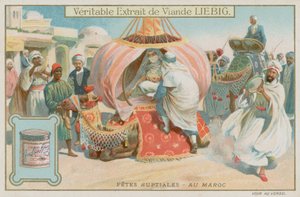 Celebrações do casamento marroquino de European School