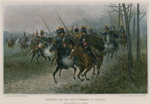Napoleão e sua equipe surpreendidos por cossacos de European School