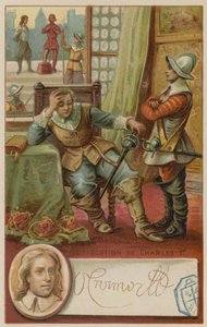 Oliver Cromwell e a execução de Charles I, 1649 de European School