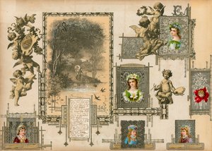 Página do volume IV do Sammelsurium (material impresso) de European School