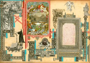 Página do volume I do Sammelsurium (material impresso) de European School