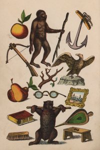 Página do Livro Mágico (litografia a cores) de European School