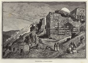 Palestina, vista Safed de European School