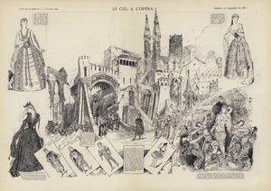 Apresentação da ópera Le Cid, de Jules Massenet, na Ópera de Paris de European School