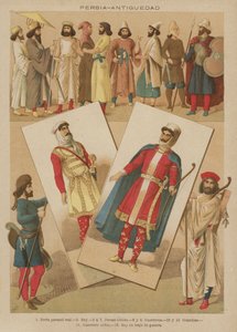 Pérsia, Antiguidade (cor litho) de European School