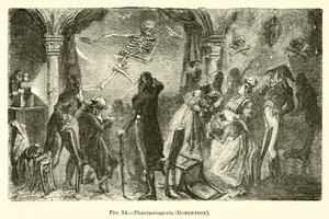 Phantasmagoria, Robertson (gravura) de European School