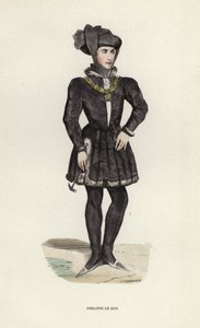 Philippe Le Bon (gravura colorida) de European School