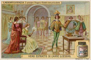 Portia Rejeita o Príncipe de Aragão como um pretendente de European School