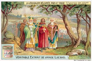Procissão das Cruzes no Monte das Oliveiras (chromolitho) de European School