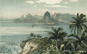 Rio de Janeiro, Brazil (colour litho) de European School
