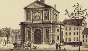 Roterdão: Delftsche Poort (litografia) de European School