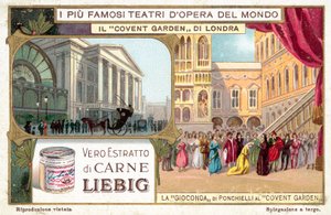 Royal Opera House, Covent Garden, Londres (chromolitho) de European School