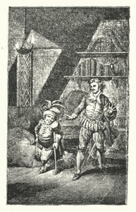 Cena de Der krumme Teufel, a primeira ópera de Joseph Haydn (gravura) de European School