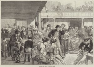 Esboços em Berlim, Baile dos Trabalhadores (gravura) de European School