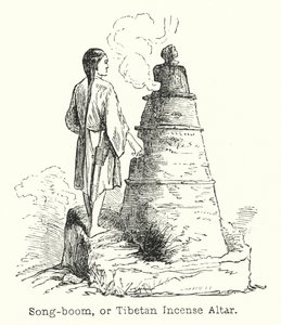 Song-boom, ou Altar de Incenso Tibetano (gravura) de European School