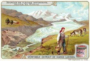 Fonte do Ródano (chromolitho) de European School