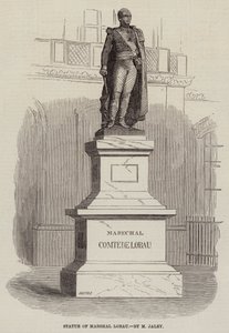 Estátua do Marechal Lobau (gravura) de European School