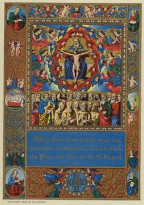 A Igreja Militante (litografia a cores) de European School
