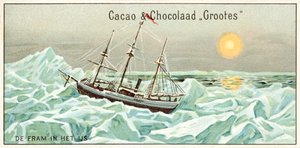 O quadro no gelo (chromolitho) de European School