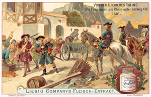 O exército francês sob Luís XIV no Reno, 1681 de European School