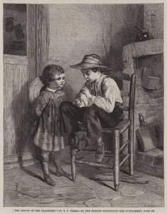 A Lição sobre o Flageolet (gravura) de European School