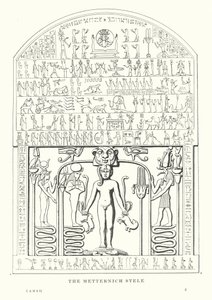 A Estela de Metternich (litografia) de European School