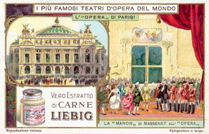 A Ópera de Paris (chromolitho) de European School