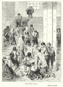 The Santa Scala, Roma, agosto de European School
