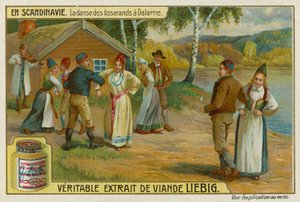 A dança dos tecelões em Dalarna de European School