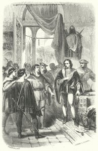 O povo de Gante pede a Philip van Artevelde para liderar a sua rebelião contra Luís II, Conde da Flandres de European School
