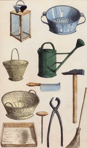 Ferramentas (litografia a cores) de European School