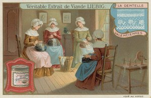 Fabricação de rendas Valenciennes de European School