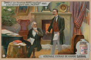 Verdi e Boito compõem Falstaff de European School