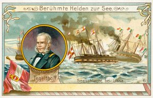 Wilhelm von Tegetthof, almirante austríaco, e a Batalha de Lissa de European School