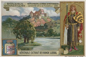 Wurttemberg; Castelo de Wirtemberg e Ulrich I, conde de Wurttemberg, 1260 de European School