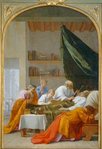 Morte de Raymond Diocrès - A morte de Raymond Diocrès ... de Eustache (studio of) Le Sueur