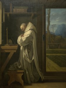 São Bruno em oração de Eustache Le Sueur