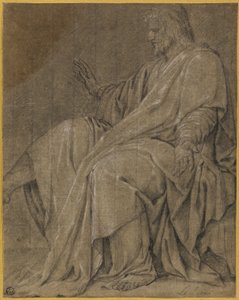 Estudo para Saint Louis curando os enfermos de Eustache Le Sueur