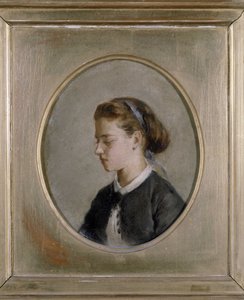 Retrato de uma mulher de Eva Gonzalès