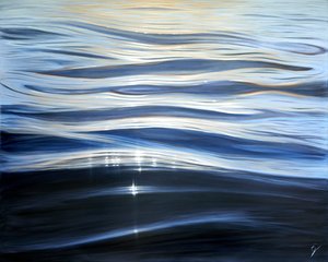 Perle de la Mer, 2023 (óleo sobre tela) de Eva Volf