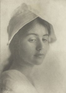 Um chefe de estudo, c. 1899. de Eva Watson Schutze