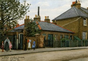 135 a 139 Oval Road: Croydon menor casas, 1921 (wc no papel) de Evacustes Arthur Phipson
