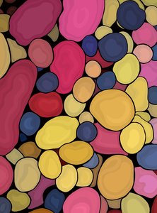 100 batatas, 2025 (arte digital) de Evan Sklar