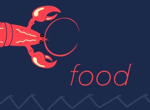 Comida do mar (arte digital) de Evan Sklar