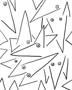 Demasiados cães, c.2020-24 (arte digital) de Evan Sklar