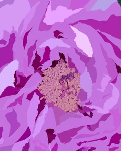 Peónia de árvore, c.2020-24 (arte digital)