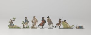 Figuras de estanho feitas pelos irmãos Moravian de Zeist de Evangelische Broedergemeente