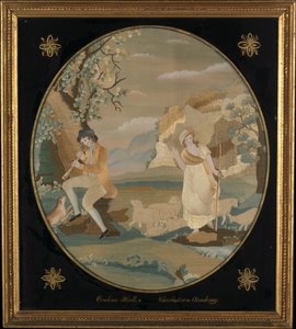 A Pastora dos Alpes, c. 1812. de Evelina Hull