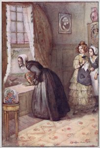 Ilustração para Cranford pela Sra. Gaskell (cor litho) de Evelyn Paul
